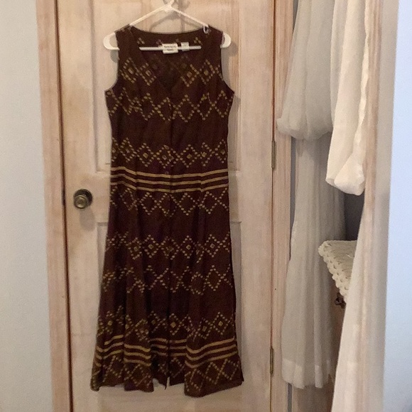 DKNY Linen Sleeveless Dress - Picture 2 of 8